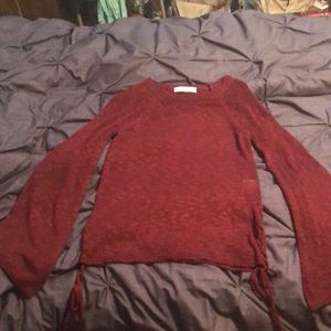 Pink Republic Sweaters - Dark Red Sweater Pink Republic Sweaters - Dark Red Sweater